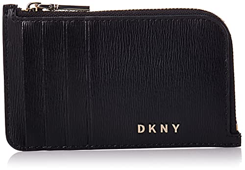 DKNY Damen Textured Card Geldbörse Taschen Und Geldbörsen Schwarz ONE Size von DKNY