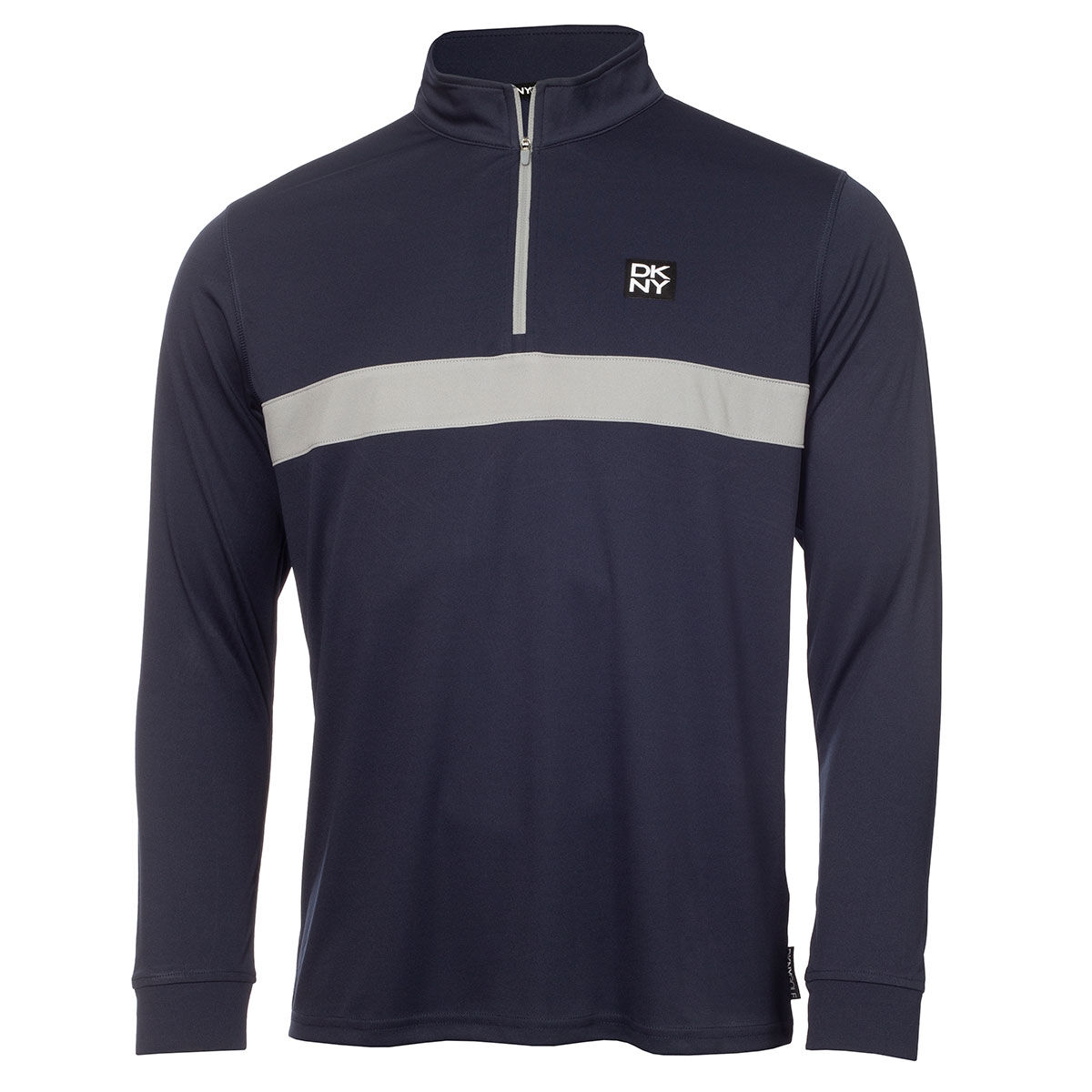 DKNY Men's Competition Golf Midlayer, Mens, Navy/silver, Small | American Golf von DKNY