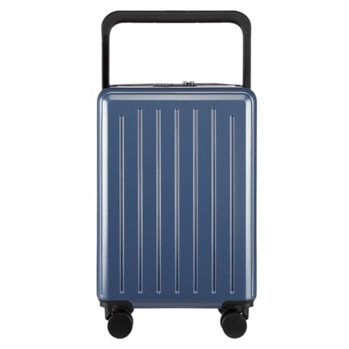 DLLSZS Koffer Breiter Trolley-Koffer, Studentenkoffer, 24-Zoll-Universal-Silent-Wheel-Mode-Passwort-Box for Herren Und Damen Suitcase (Color : Blue, Size : A) von DLLSZS