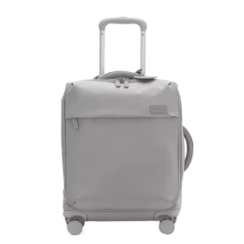 DLLSZS Koffer Neues Gepäck-Boarding-Oxford-Tuch, ultraleichter Gepäckwagen, Softbox, geräuschlos, Universalrad-Gepäck Suitcase (Color : Gray, Size : B) von DLLSZS