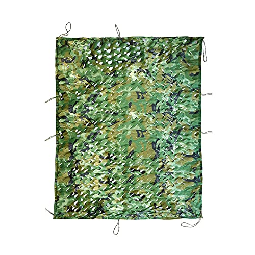 DLLY Tarnnetz, Armee Verstärktes Sonnensegel, 1,5x3m/2x4m/6x7m Sonnenschutz Camouflage Netz, Für Militärische Dekoration, Jagd, Camping, Reißfeste Tarnnetzabdeckung,1.5x5m(4.9 * 16.4ft) von DLLY