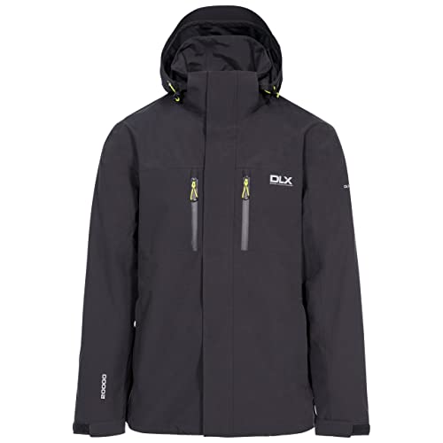 Oswalt Men's DLX High Performance Waterproof Jacket - DARK GREY XXS von DLX