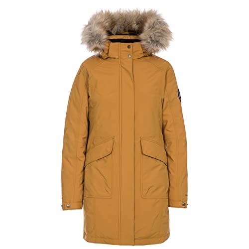 DLX Trespass Damen Warme Lange Daunenjacke Mit Abnehmbarer Kapuze BETTANY, Sandstone, XXXL, FAJKDOTR0003_SANXXXL von DLX