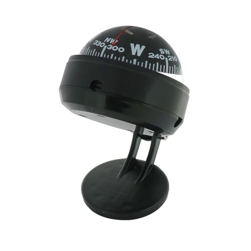 Auto-Armaturenbrett-Kompass, 3,15 x 2,4 x 2,09 Zoll Auto-Armaturenbrett-Ornament, zuverlässige Orientierungs-Autorichtungskompass, Selbstklebender Auto-Navigationskompass für die Richtung von von DMAIS