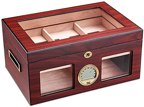 DMBDY Zigarren-Humidor, Zigarrenzubehör, Zigarren-Zedernholz-Feuchtigkeitsbox, Humidor-Schrank, Zigarren-Humidor-Holzbox, dekorative Box Times von DMBDY