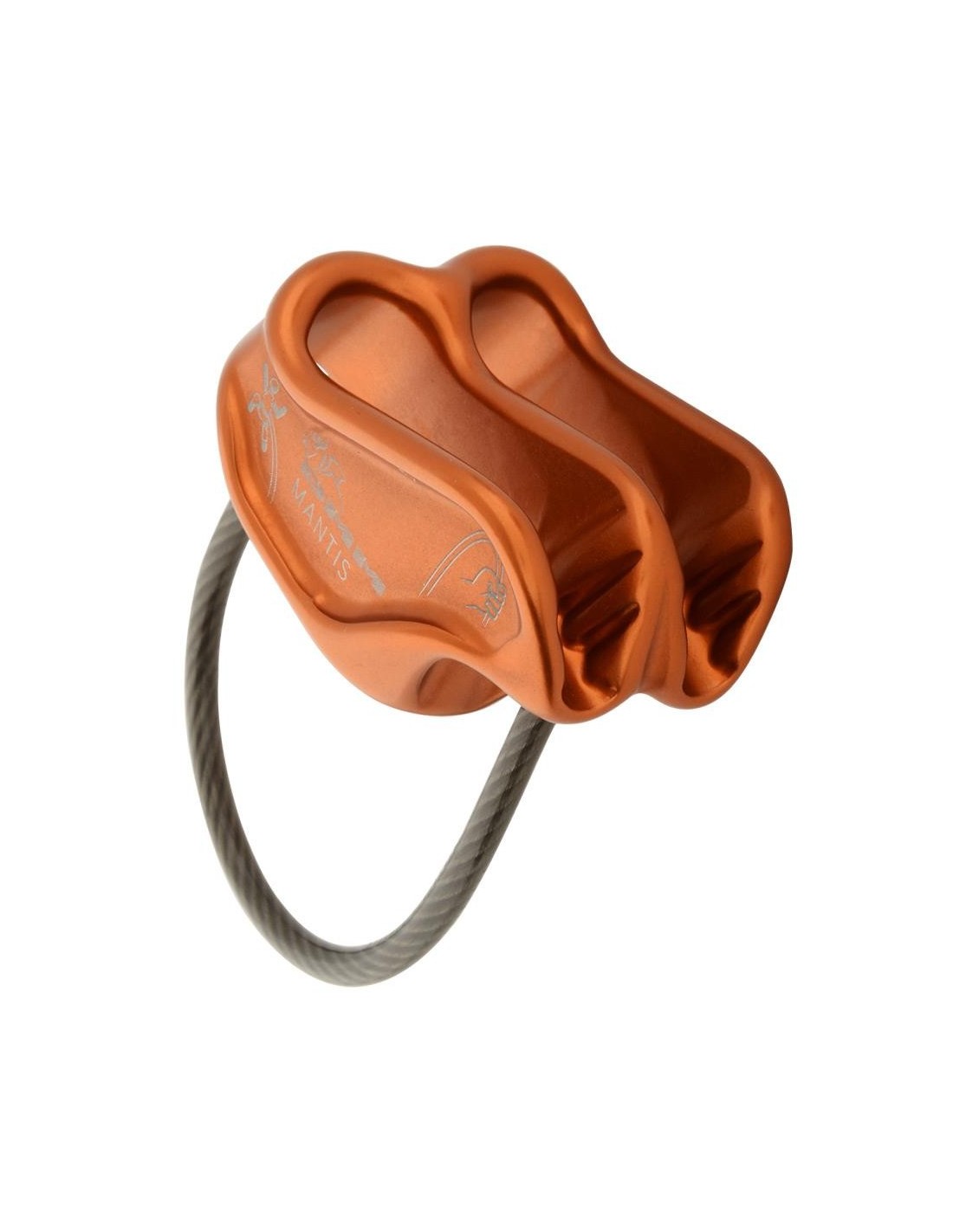 DMM Sicherungsgerät Mantis Orange Sicherungsgeräte - Tubes, Seilstränge - 2 Seilstränge, Farbe Sicherungsgeräte - Orange, von DMM Climbing