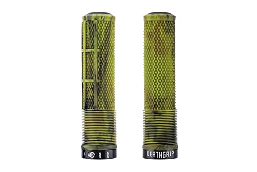 DMR Lenkergriff Brendog FL Death Grip 2, Lock-On Griff 133/29.8mm, Camo Schwarz Grün, DMR-G-002 von DMR