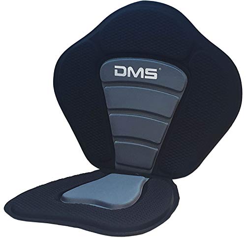 DMS® Kajak-Sitz für SUP Board Stand Up Paddle Surfboard Sitz SUP Paddling Paddelboards Gepolsterte Sitz 32x38cm, Rückenlehne 51x45cm schnell und einfach montiert SUP-S1 von DMS