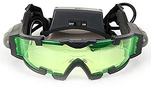 DMZK Nachtsichtbrille,LED Lampe Brille Nachtsichtgerät,Nachtbrille zum autofahren von DMZK