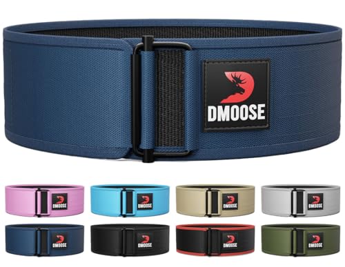 Dmoose Gewichthebergürtel, 4" Autolock Nylon Gürtel, Functional Training Bodybuilding Fitness Gürtel Für Kraftraining, Powerlifting, Weightlifting Belt, Back Support Männer Damen von DMoose Fitness