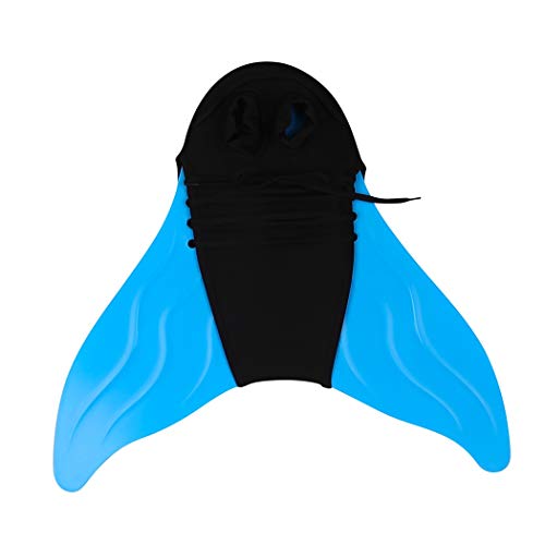 DNFUN Mermaid Schwimmflossen für Kinder, verstellbare Mermaid Design Schwimmen Tauchen Training Monofin Fuß Flipper Flossen von DNFUN