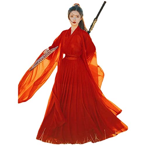 Damen Kleidung Tang Anzug, Elegant Altertümlich Chinesischen Stil Traditionellen Kostüm Hanfu Kleider Langer Rock von DNJKH