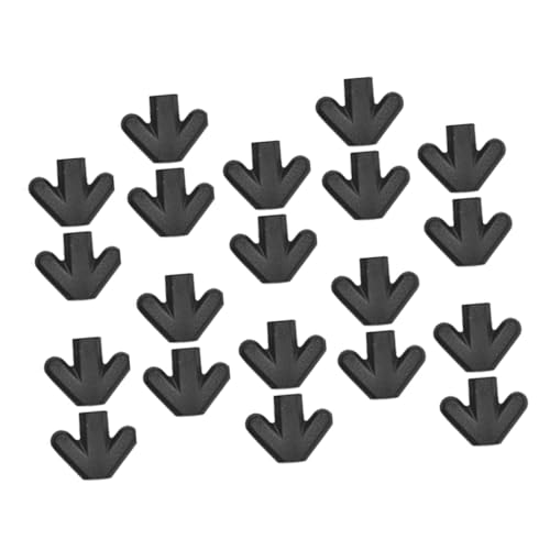 DOITOOL 10 Paare Silikon Brillen Ohrgriffe Antirutsch Komfortable Brillenhalterung Weiche Ersatzteile für Sport und Alltag Rutschfeste Brillen Stabilisatoren Schwarz von DOITOOL