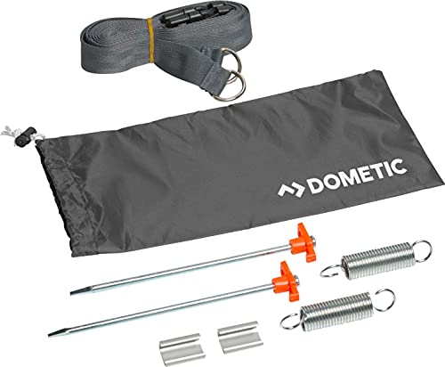 DOMETIC Unisex – Erwachsene Abspannset Markisen Tie Down Kit Sturmsicherung Campingbedarf, neutral, Standard von DOMETIC