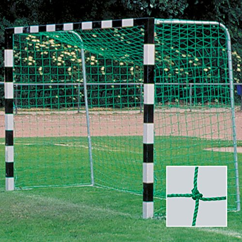 Handballtornetz/Kleinfeld 3,1 x 2,1 m Tiefe Oben 0,80 / unten 1,00 m, PE 3 mm ø, grün von DONET