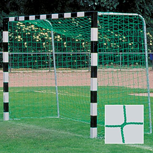 DONET Handballtornetz/Kleinfeld 3,1 x 2,1 m Tiefe Oben 0,80 / unten 1,00 m, PP 3 mm ø, grün von DONET