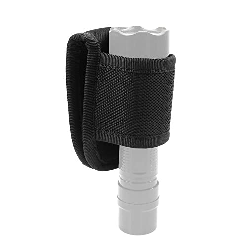 DONGKER Taschenlampenhalter, Kompakt Lampenhalter, Offener Taschenlampen Tasche für Duty-Gürtel, passend für bis zu 2,5 cm Standard-D-Zellen-Taschenlampen von DONGKER