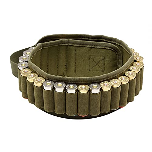 Patronengürtel, Taktischer 30 Runden Shotgun Shells Bandolier Shotgun Shell Shoulder Holder Shotshells Bandolier Belt für Munition vom Kaliber 12G von DONGKER