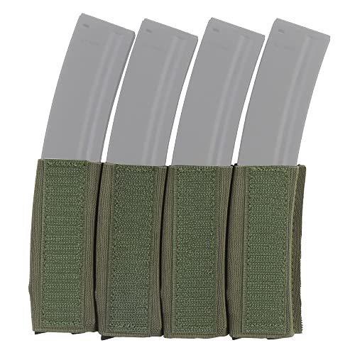 Taktisch Magazintasche,Nylon-Pistole Tactical Magazine Pouch,Offenem Molle Gewehr Magazintasche mit Klettverschluss für MP7-Magazine von DONGKER