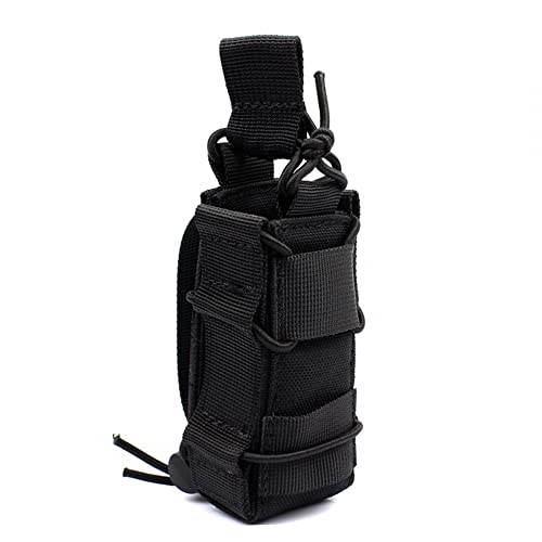 Taktische Taschenlampen Holster, Multifunktional Offene Einzel Molle Magazintasche/Taschenlampe Tasche, Nylon Pistole Mag Pouch für M4/M14/M16/AR15 Magazine von DONGKER