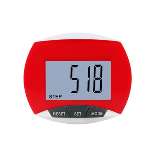 Schrittzähler, Tragbarer LCD Pedometer, Step Counter mit Clip zum verbrannten Kalorien und Schrittzählung zum Joggen, Wandern, Laufen, Gehen von DONGKER