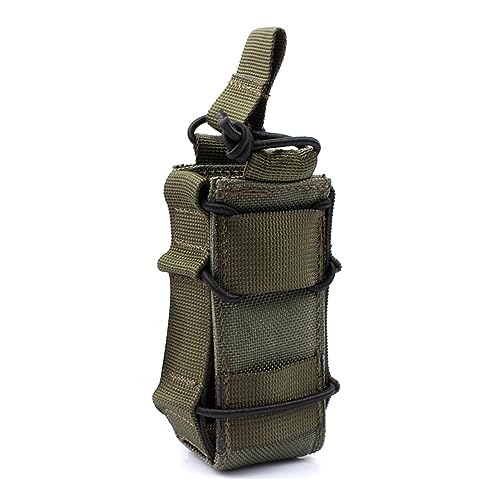 Taktische Taschenlampen Holster, Multifunktional Offene Einzel Molle Magazintasche/Taschenlampe Tasche, Nylon Pistole Mag Pouch für M4/M14/M16/AR15 Magazine von DONGKER