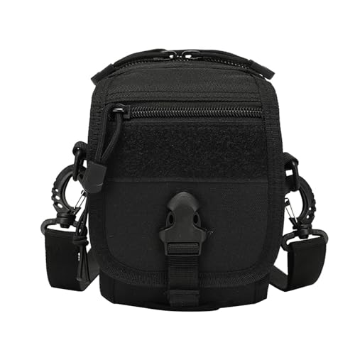 Taktische Umhängetasche, Mini Molle Schultertasche, Multifunktional Klein Zubehörtasche Crossbody Bag Messengerbag für Training Camping Reise Fitness Wanderung Radfahren von DONGKER