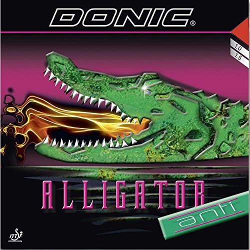 DONIC Belag Alligator Anti, schwarz, 1,0 mm von DONIC