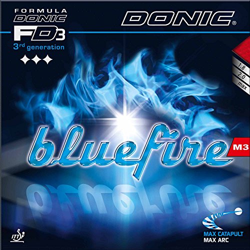DONIC Belag Bluefire M3 Farbe 2,3 mm, schwarz, Größe 2,3 mm, schwarz von DONIC