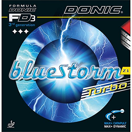 DONIC Belag Bluestorm Z1 Turbo, blau, 2,1 mm von DONIC