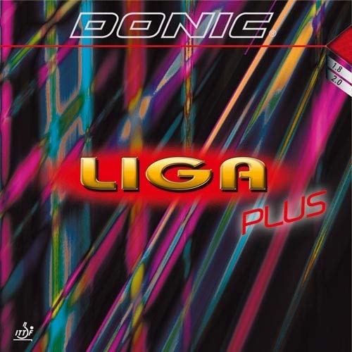 DONIC Belag Liga Plus Farbe 1,8 mm, schwarz, Größe 1,8 mm, schwarz von DONIC