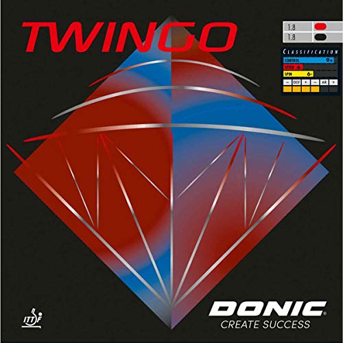 DONIC Belag Twingo, rot, 1,8 mm von DONIC