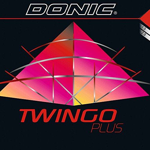 DONIC Belag Twingo Plus, rot, 2,0 mm von DONIC