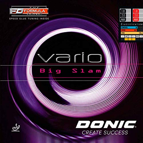 DONIC Belag Vario Big Slam, schwarz, 2,0 mm von DONIC