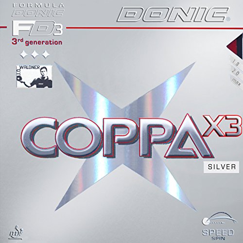 DONIC Coppa X3 Silver, TT-Belag, NEU, OVP, inkl. Lieferung von DONIC