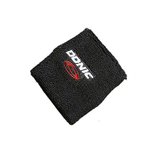 DONIC Schweißband Schwarz, Unisex, Sportler, Schwarz von DONIC