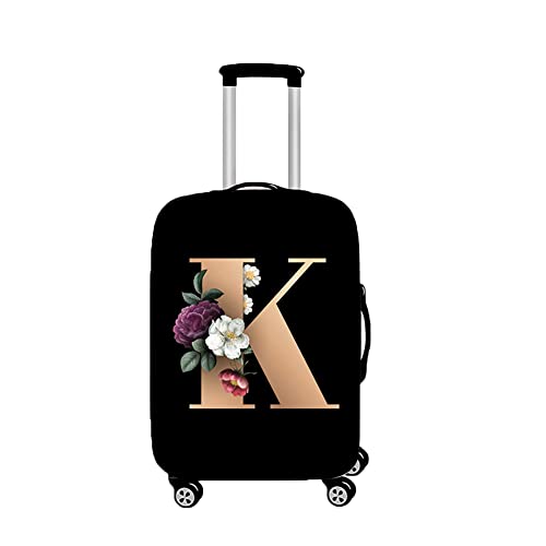 Elastisch Kofferhülle, DOTBUY-SHOP 3D Reise Kofferschutzhülle Gepäck Cover Reisekoffer Hülle Schutz Bezug Schutzhülle Waschbare Reisetasche Kofferbezug (L (26-28 Zoll),K) von DOTBUY-SHOP