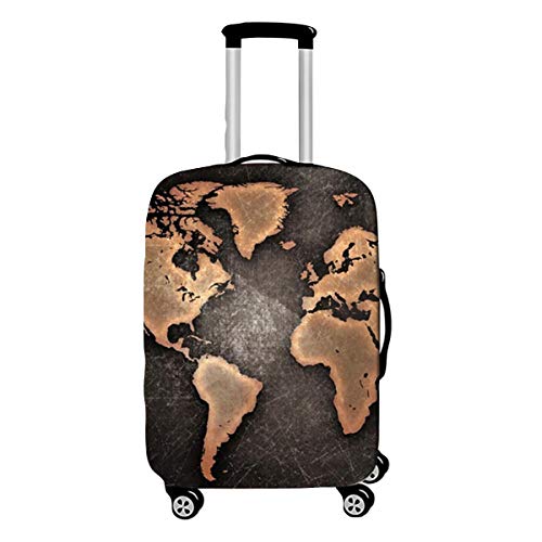 Elastisch Kofferhülle, DOTBUY 3D Reise Kofferschutzhülle Gepäck Cover Reisekoffer Hülle Schutz Bezug Schutzhülle Waschbare Reisetasche Kofferbezug (Bereich,M (22-24 Zoll)) von DOTBUY