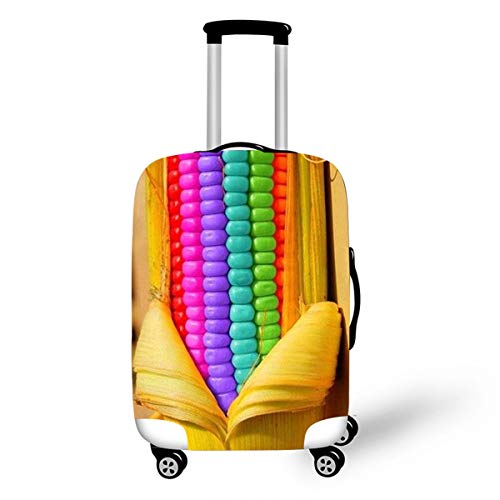 Elastisch Kofferhülle, DOTBUY 3D Reise Kofferschutzhülle Gepäck Cover Reisekoffer Hülle Schutz Bezug Schutzhülle Waschbare Reisetasche Kofferbezug (Farbe D,M (22-24 Zoll)) von DOTBUY