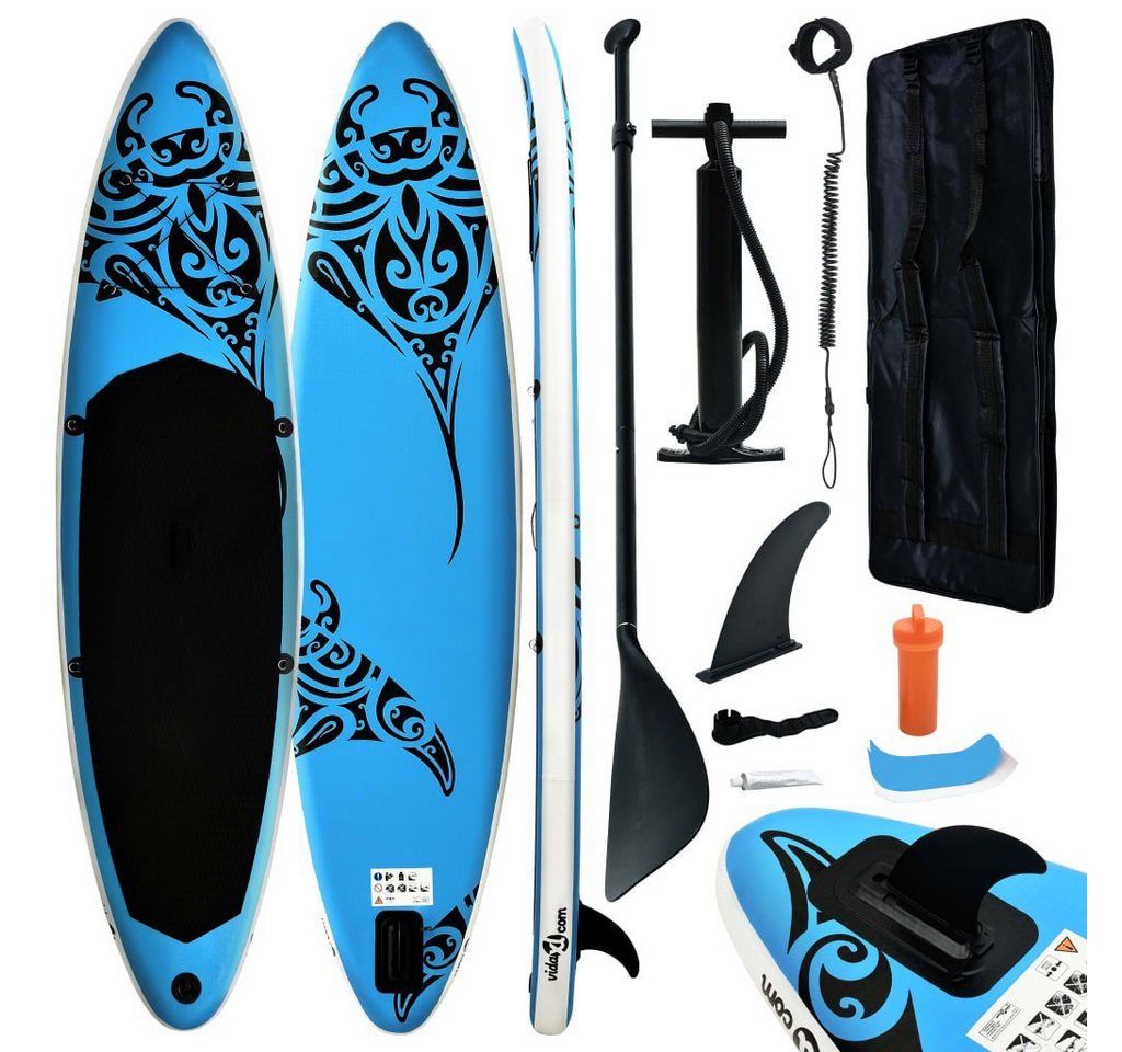 DOTMALL Inflatable SUP-Board Stand Up Paddle Aufblasbar Set 320x76x15 cm für Erwachsene von DOTMALL