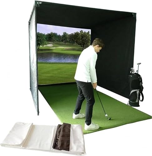 Indoor Trainings Golfsimulator Bildschirm,Impact Display Projektionsbildschirm,Golf-Display-Trainingsprojektion Für Golf-Trainingsunterhaltung,300cm*100cm von DPLXQPP
