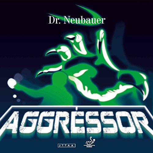 DR. NEUBAUER Belag Aggressor (halblange Noppe) Farbe 1,3 mm, schwarz, Größe 1,3 mm, schwarz von DR. NEUBAUER