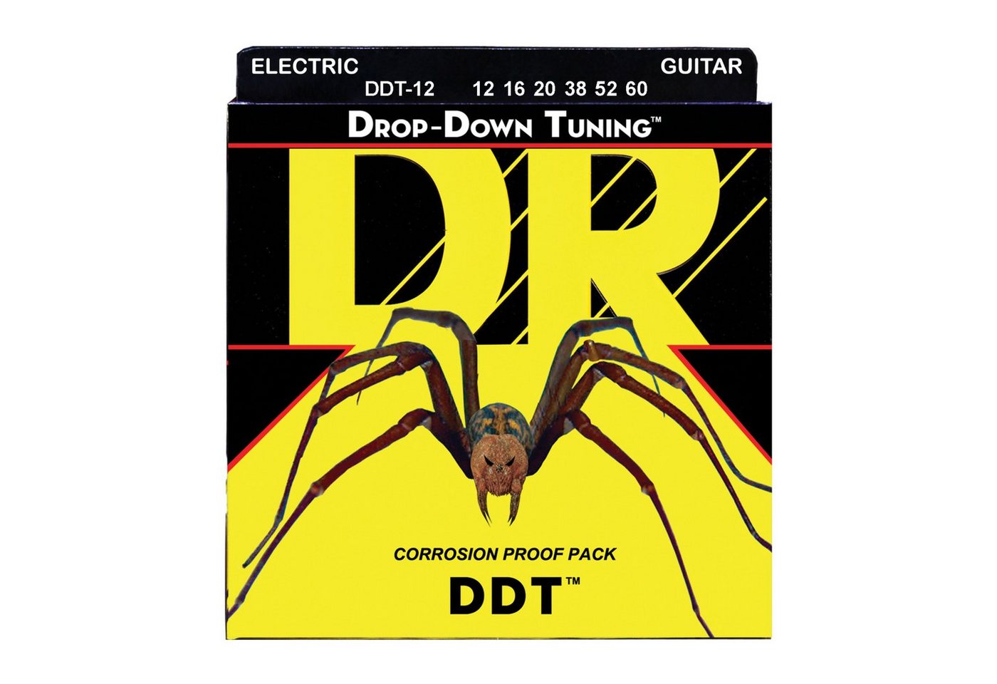 DR Saiten, DDT-12 op-Down Tuning Electric Guitar Strings 12-60 - E-Gitarrensait von DR