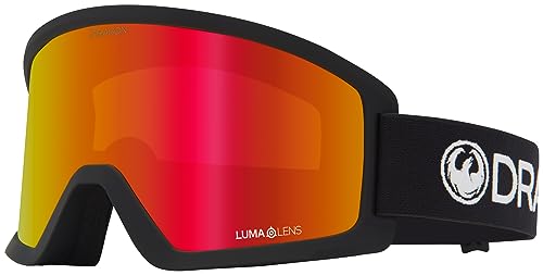 Dragon Unisex Adult Prescription Frames DX3 L OTG - Black/Llredion with Lumalens Red Ion Lens von Dragon Alliance