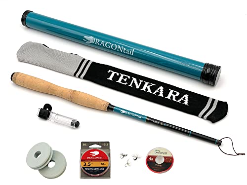 DRAGONtail Kaida zx320 Tenkara-Packstange, mehrere Längen mit Wasserwaage von DRAGONtail Tenkara