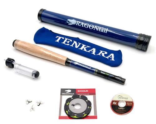 TalonMINI 310 Pocket Tenkara Rute (3 m Tenkara-Rute) mit gerollter Schnur von DRAGONtail Tenkara