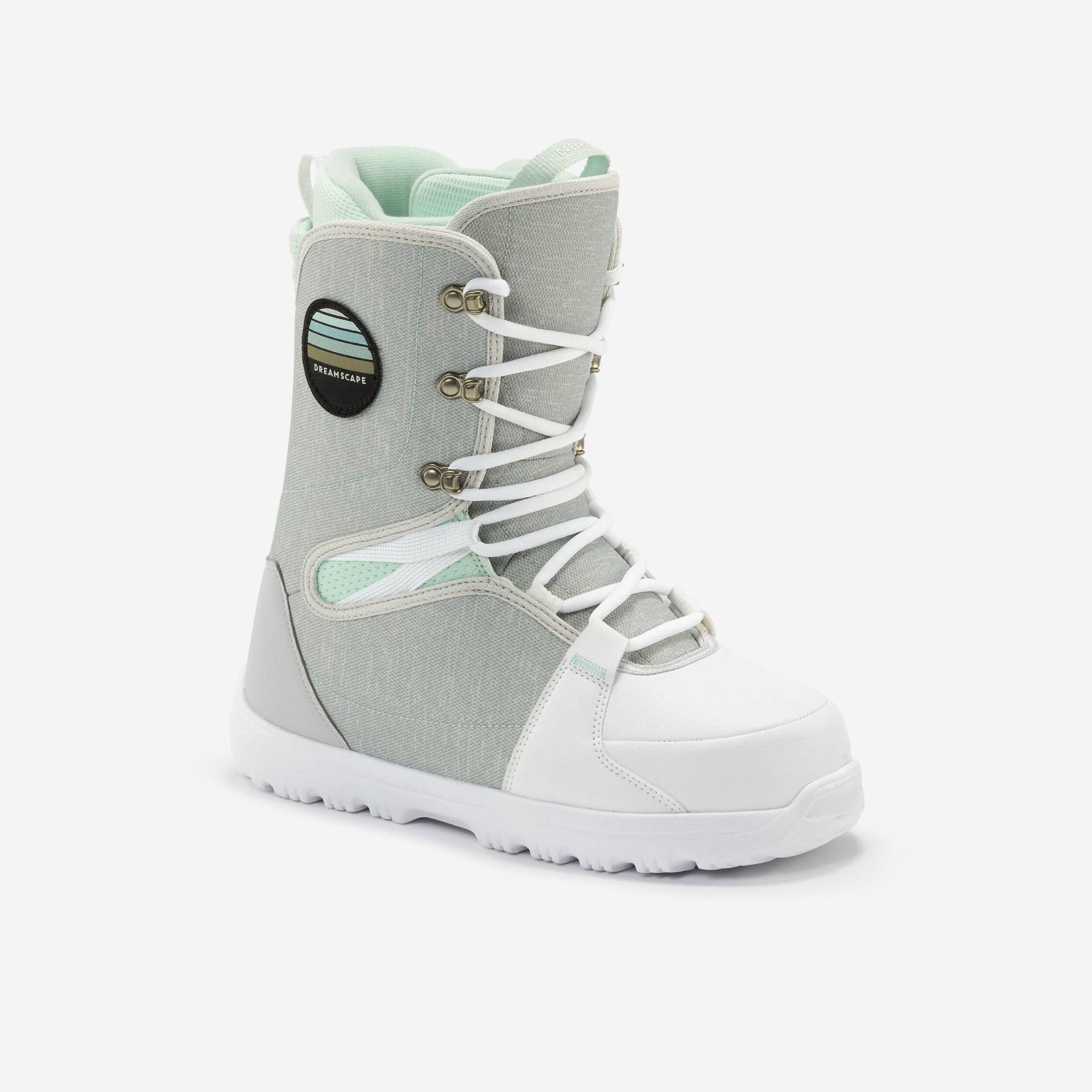 Snowboard Boots Damen Einsteiger - SNB 100 grau von DREAMSCAPE