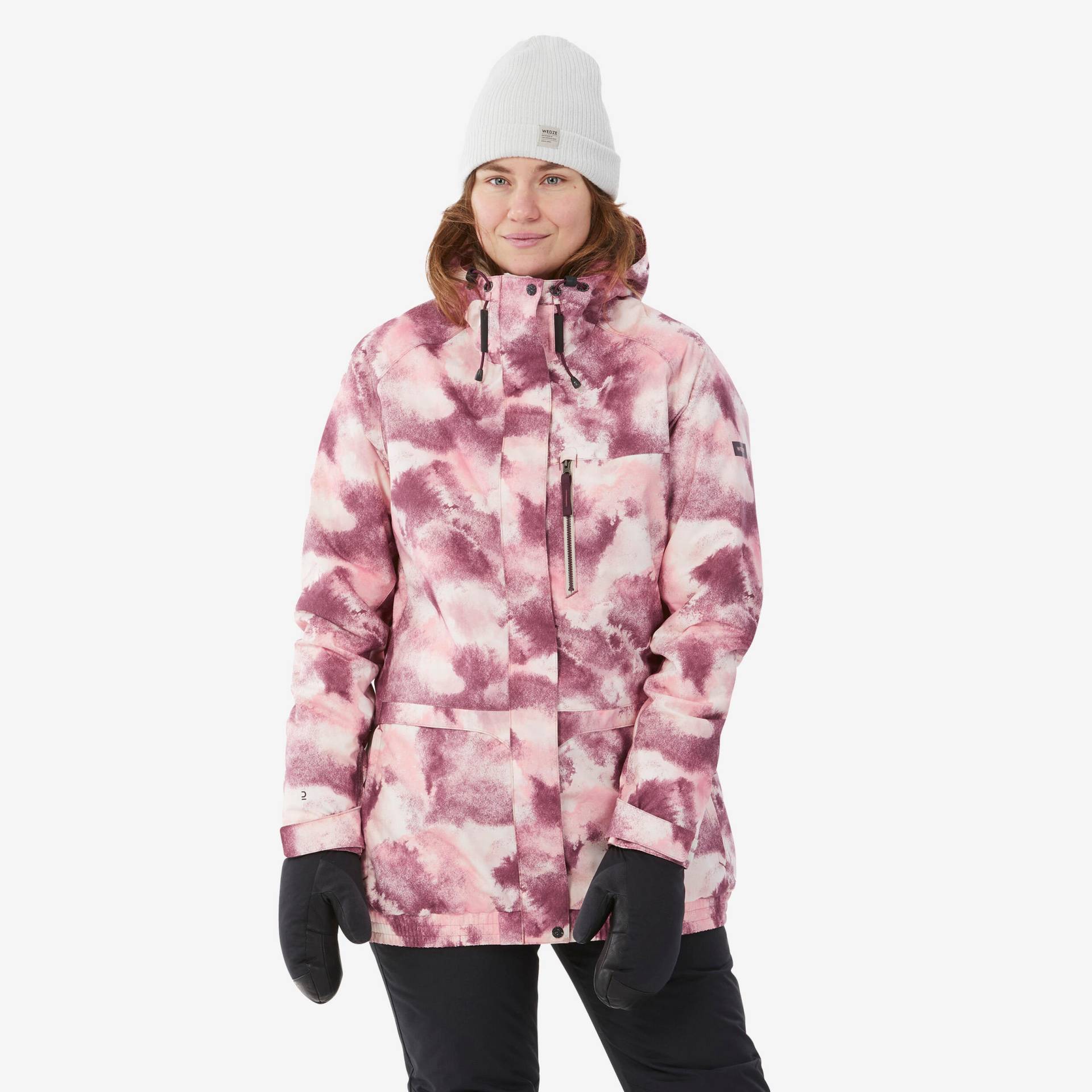 Snowboardjacke Damen - SNB 100 rosa von DREAMSCAPE