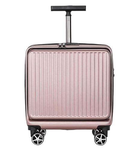 DRMEE Reisekoffer 16 In-Koffer, Geschäftsreisen, Boarding, Hartschalenkoffer Mit Rollen, Leichter Koffer Suitcase Rollkoffer(Color:B) von DRMEE