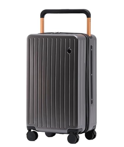 DRMEE Reisekoffer Damen-Passwortkoffer Mit Großem Fassungsvermögen, Universalrad, Wasserdichter ABS-Koffer Für Herren Suitcase Rollkoffer(Color:A,Size:24inch) von DRMEE